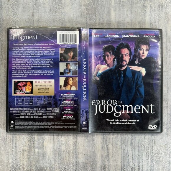Error in Judgment (DVD, 1999) Sung Hi Lee, Kate Jackson, Joe Mantegna - Picture 4 of 4